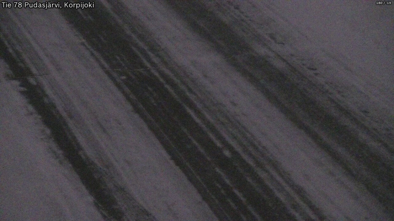 Kelikamerat Kuva Tie 78 Pudasjärvi, Korpijo, Pudasjärvi, Pohjois-Pohjanmaa