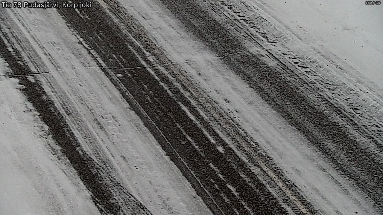 Kelikamerat Kuva Tie 78 Pudasjärvi, Korpijo, Pudasjärvi, Pohjois-Pohjanmaa