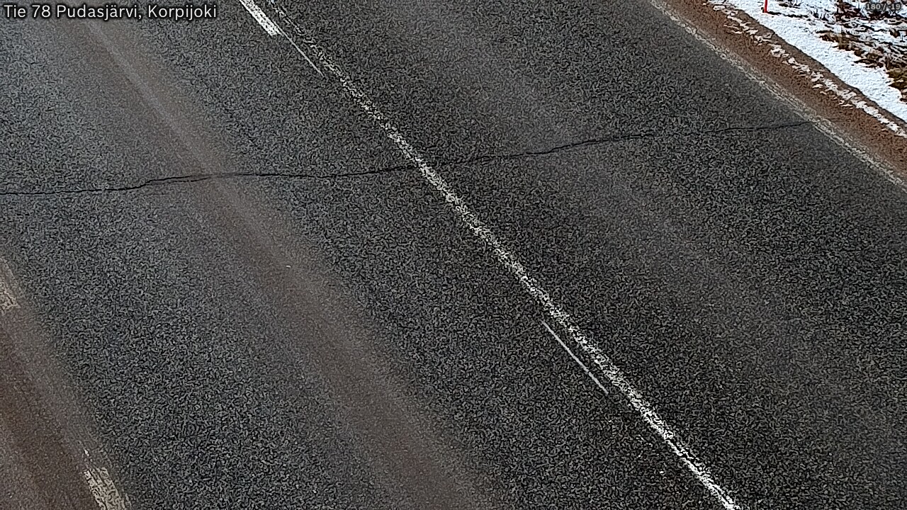 Kelikamerat Kuva Tie 78 Pudasjärvi, Korpijo, Pudasjärvi, Pohjois-Pohjanmaa