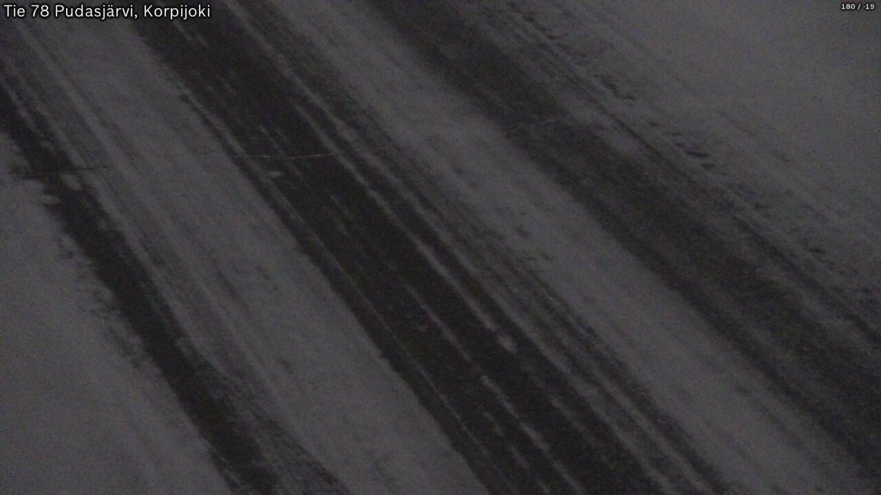 Kelikamerat Kuva Tie 78 Pudasjärvi, Korpijo, Pudasjärvi, Pohjois-Pohjanmaa