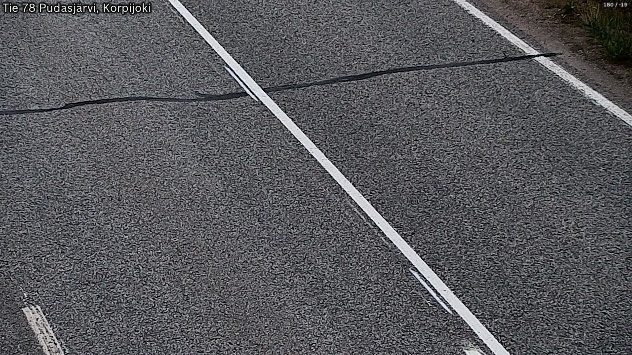 Kelikamerat Kuva Tie 78 Pudasjärvi, Korpijo, Pudasjärvi, Pohjois-Pohjanmaa