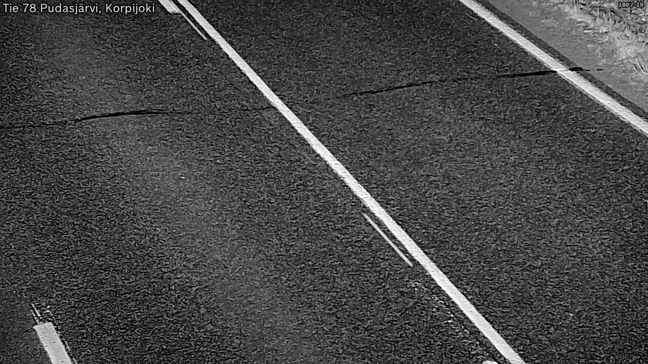 Kelikamerat Kuva Tie 78 Pudasjärvi, Korpijo, Pudasjärvi, Pohjois-Pohjanmaa