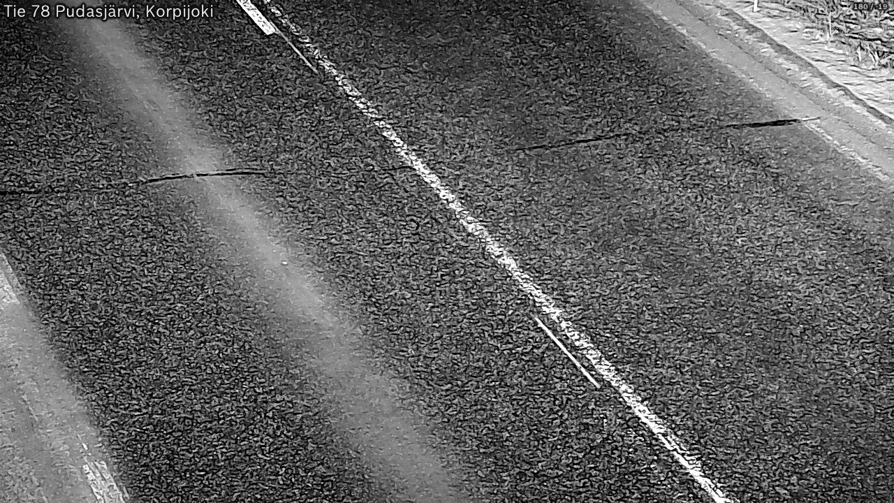 Kelikamerat Kuva Tie 78 Pudasjärvi, Korpijo, Pudasjärvi, Pohjois-Pohjanmaa