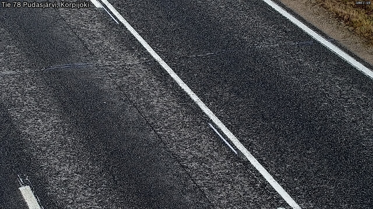 Kelikamerat Kuva Tie 78 Pudasjärvi, Korpijo, Pudasjärvi, Pohjois-Pohjanmaa