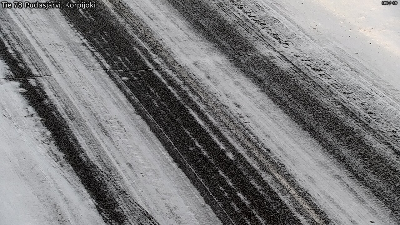 Kelikamerat Kuva Tie 78 Pudasjärvi, Korpijo, Pudasjärvi, Pohjois-Pohjanmaa