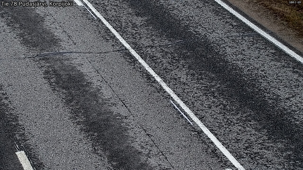 Kelikamerat Kuva Tie 78 Pudasjärvi, Korpijo, Pudasjärvi, Pohjois-Pohjanmaa