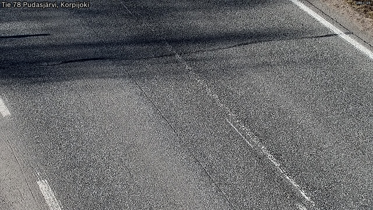 Kelikamerat Kuva Tie 78 Pudasjärvi, Korpijo, Pudasjärvi, Pohjois-Pohjanmaa