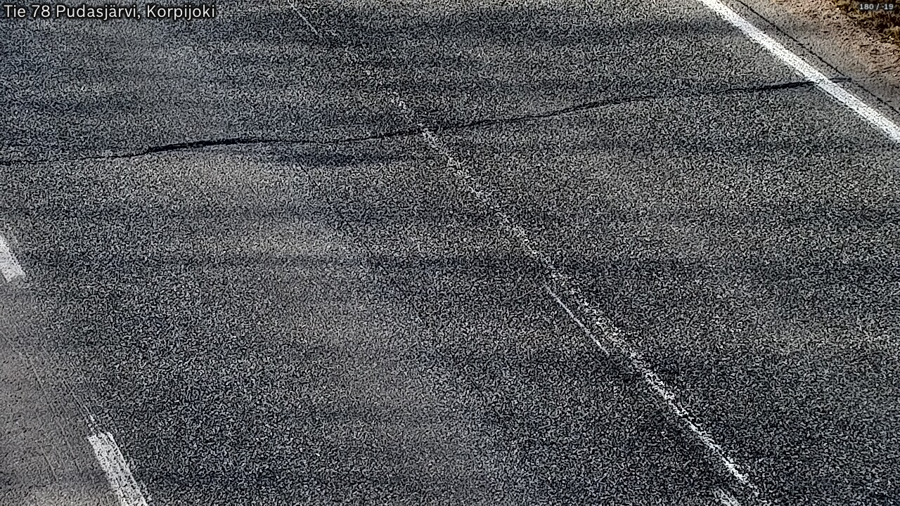 Kelikamerat Kuva Tie 78 Pudasjärvi, Korpijo, Pudasjärvi, Pohjois-Pohjanmaa