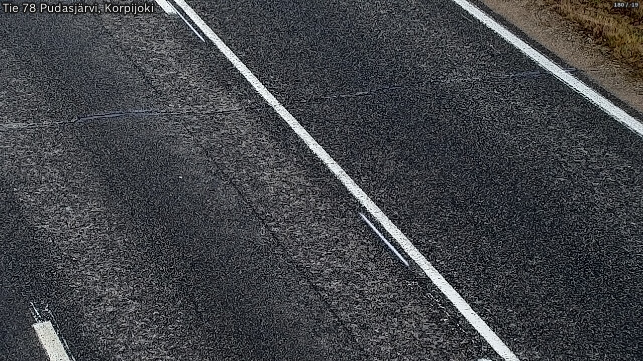 Kelikamerat Kuva Tie 78 Pudasjärvi, Korpijo, Pudasjärvi, Pohjois-Pohjanmaa