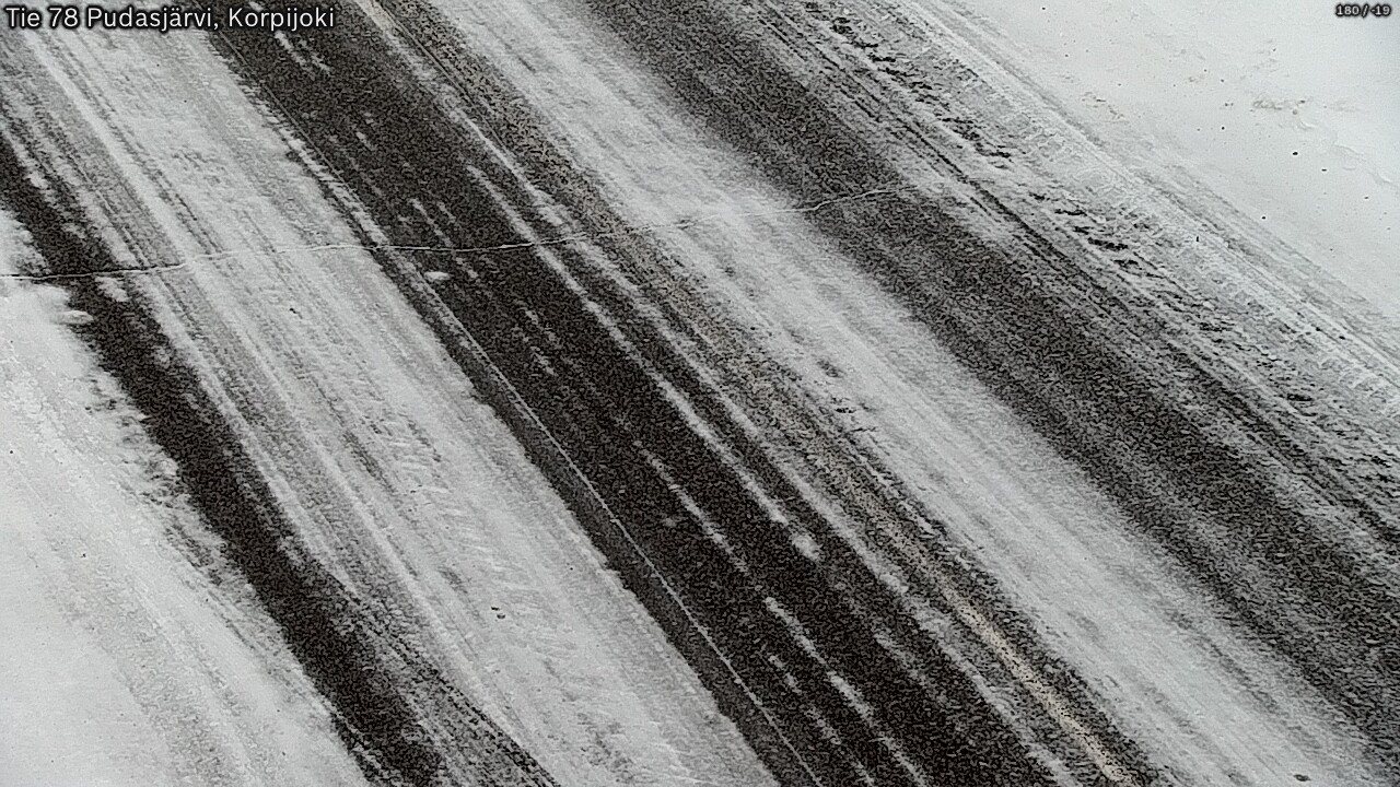 Kelikamerat Kuva Tie 78 Pudasjärvi, Korpijo, Pudasjärvi, Pohjois-Pohjanmaa