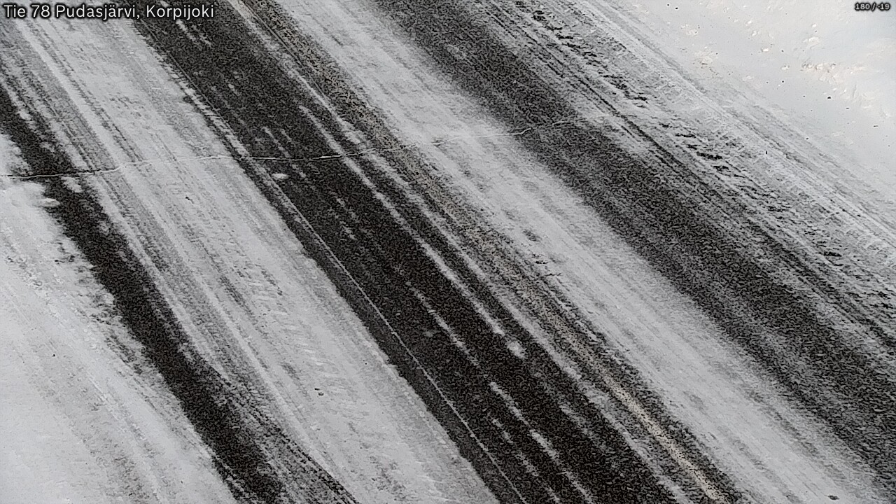 Kelikamerat Kuva Tie 78 Pudasjärvi, Korpijo, Pudasjärvi, Pohjois-Pohjanmaa