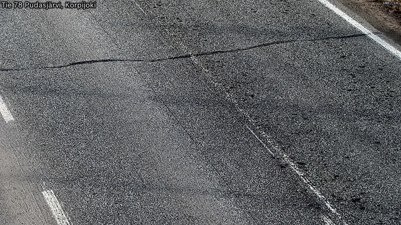 Kelikamerat Kuva Tie 78 Pudasjärvi, Korpijo, Pudasjärvi, Pohjois-Pohjanmaa