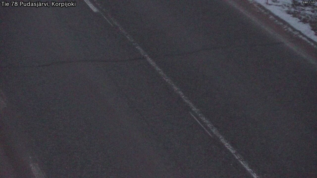 Kelikamerat Kuva Tie 78 Pudasjärvi, Korpijo, Pudasjärvi, Pohjois-Pohjanmaa