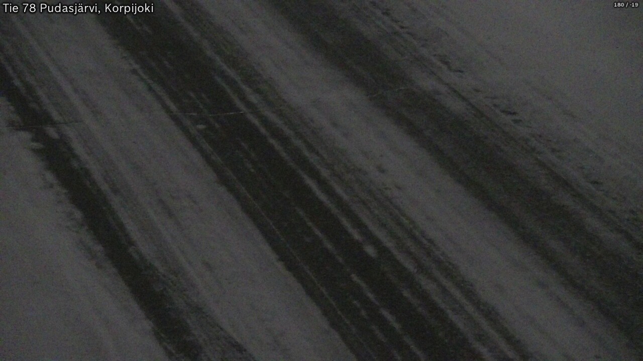 Kelikamerat Kuva Tie 78 Pudasjärvi, Korpijo, Pudasjärvi, Pohjois-Pohjanmaa