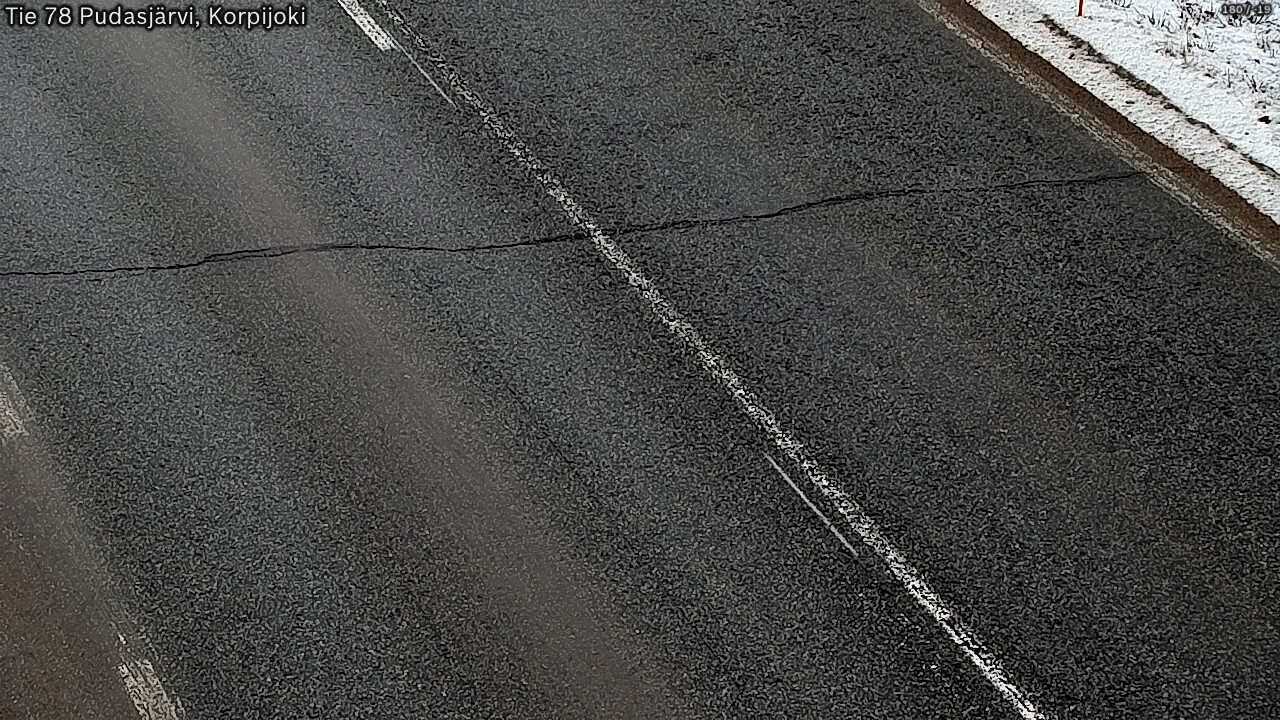 Kelikamerat Kuva Tie 78 Pudasjärvi, Korpijo, Pudasjärvi, Pohjois-Pohjanmaa