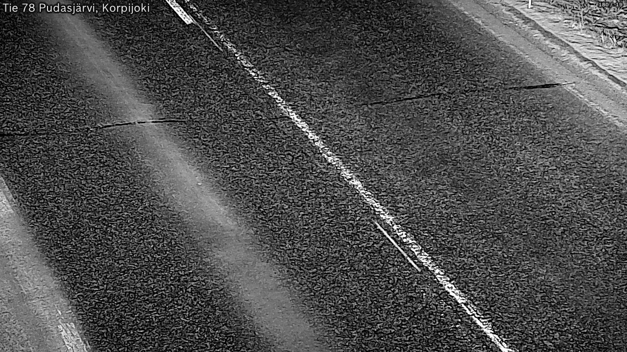 Kelikamerat Kuva Tie 78 Pudasjärvi, Korpijo, Pudasjärvi, Pohjois-Pohjanmaa