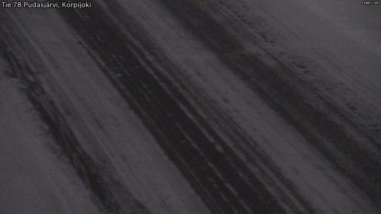 Kelikamerat Kuva Tie 78 Pudasjärvi, Korpijo, Pudasjärvi, Pohjois-Pohjanmaa