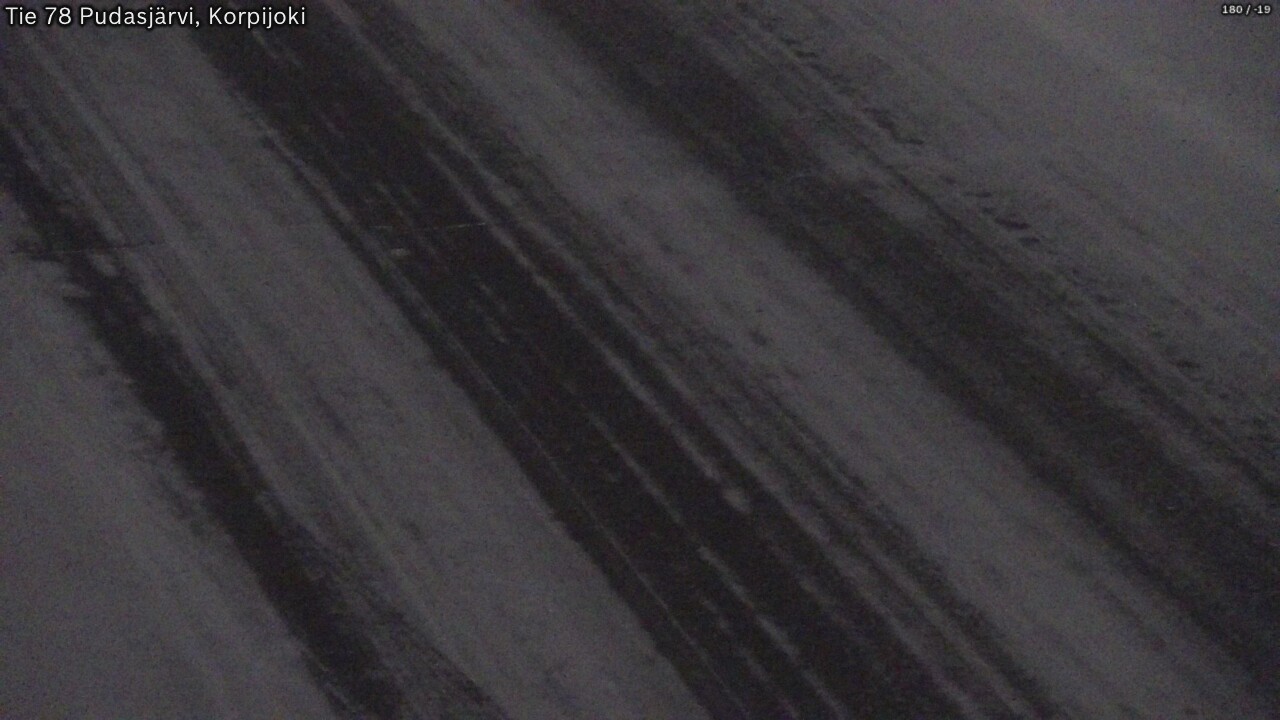 Kelikamerat Kuva Tie 78 Pudasjärvi, Korpijo, Pudasjärvi, Pohjois-Pohjanmaa