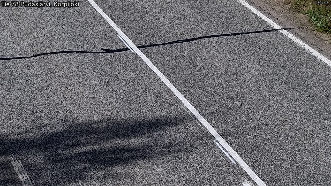 Kelikamerat Kuva Tie 78 Pudasjärvi, Korpijo, Pudasjärvi, Pohjois-Pohjanmaa
