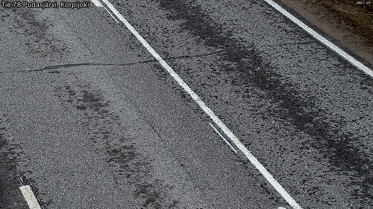 Kelikamerat Kuva Tie 78 Pudasjärvi, Korpijo, Pudasjärvi, Pohjois-Pohjanmaa