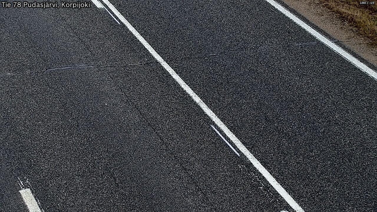 Kelikamerat Kuva Tie 78 Pudasjärvi, Korpijo, Pudasjärvi, Pohjois-Pohjanmaa