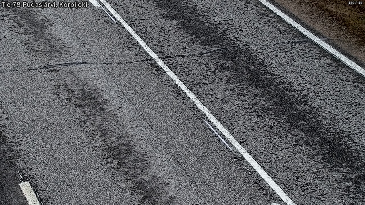 Kelikamerat Kuva Tie 78 Pudasjärvi, Korpijo, Pudasjärvi, Pohjois-Pohjanmaa