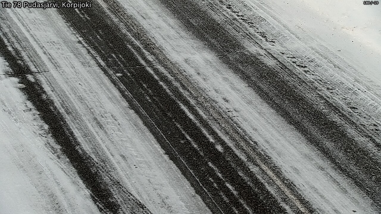 Kelikamerat Kuva Tie 78 Pudasjärvi, Korpijo, Pudasjärvi, Pohjois-Pohjanmaa