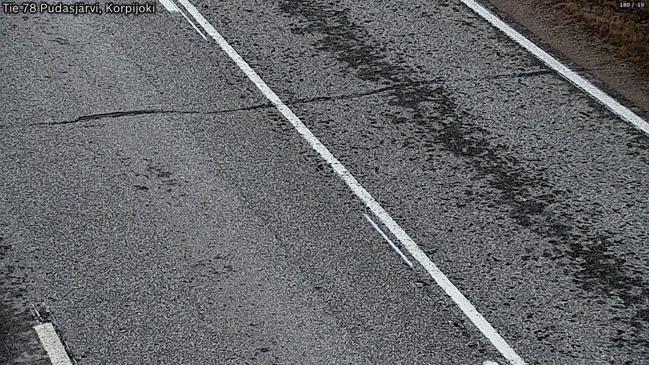 Kelikamerat Kuva Tie 78 Pudasjärvi, Korpijo, Pudasjärvi, Pohjois-Pohjanmaa