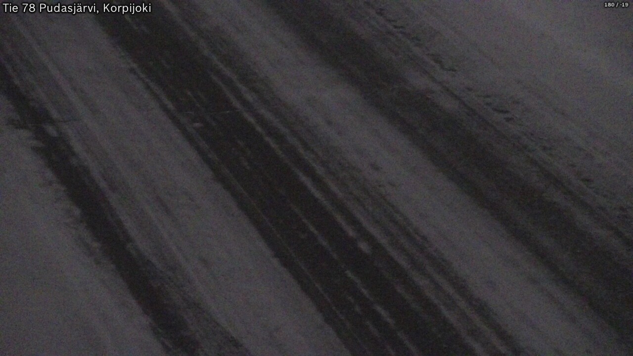 Kelikamerat Kuva Tie 78 Pudasjärvi, Korpijo, Pudasjärvi, Pohjois-Pohjanmaa