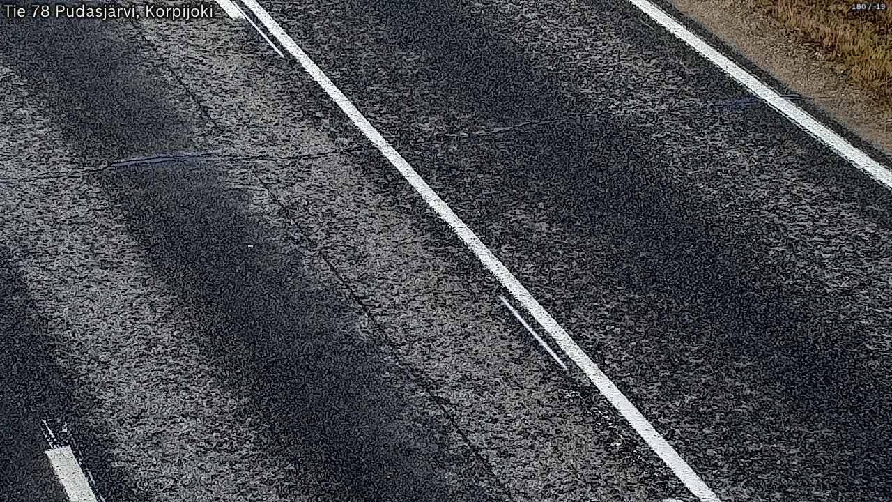 Kelikamerat Kuva Tie 78 Pudasjärvi, Korpijo, Pudasjärvi, Pohjois-Pohjanmaa