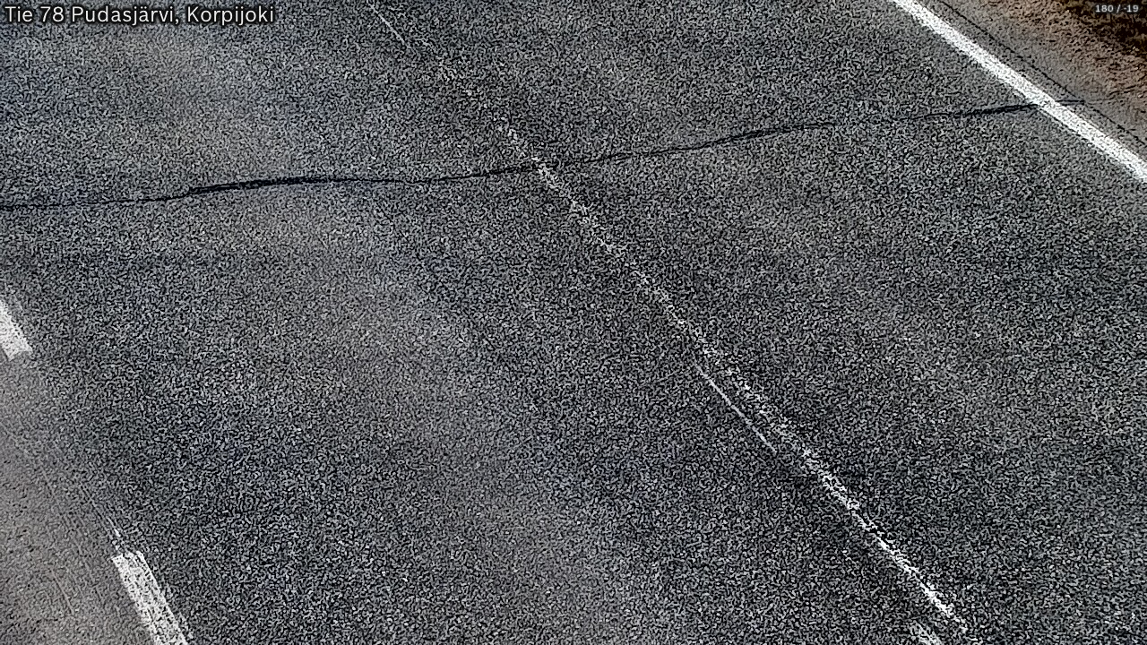 Kelikamerat Kuva Tie 78 Pudasjärvi, Korpijo, Pudasjärvi, Pohjois-Pohjanmaa