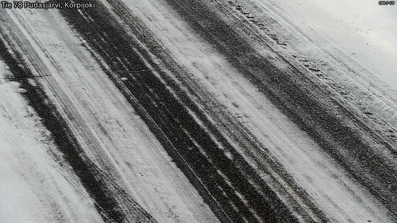 Kelikamerat Kuva Tie 78 Pudasjärvi, Korpijo, Pudasjärvi, Pohjois-Pohjanmaa