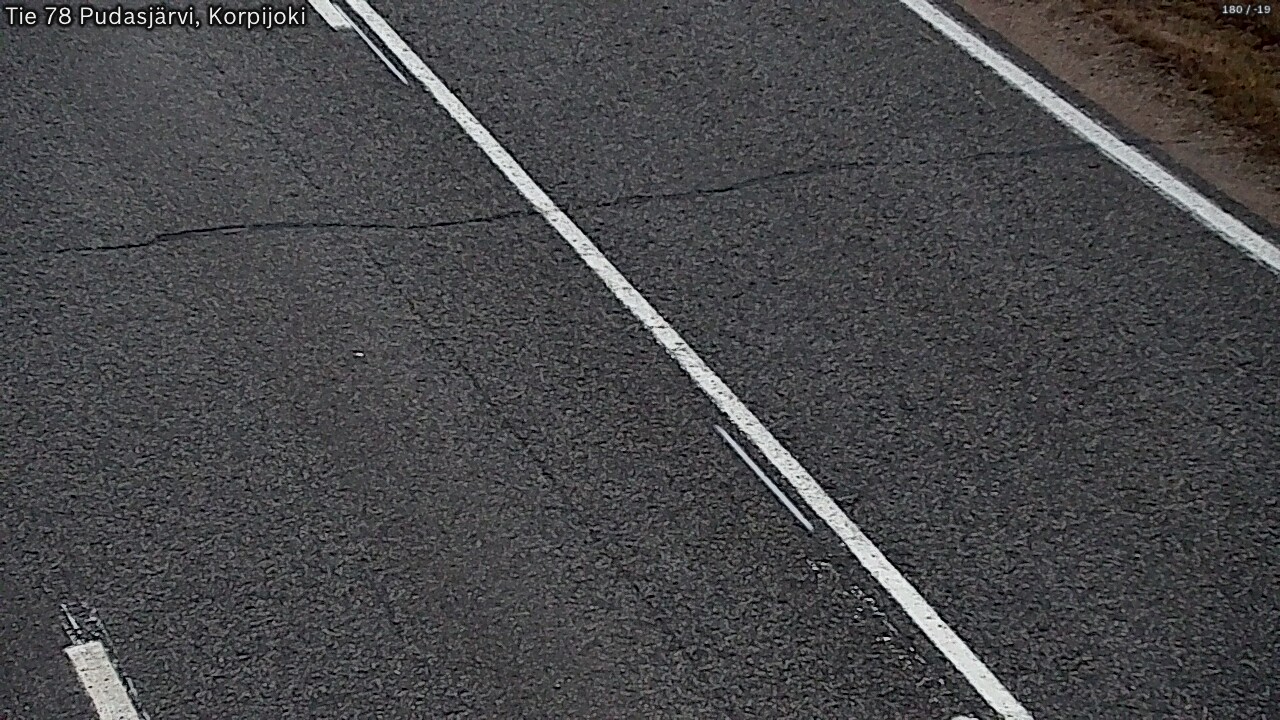 Kelikamerat Kuva Tie 78 Pudasjärvi, Korpijo, Pudasjärvi, Pohjois-Pohjanmaa