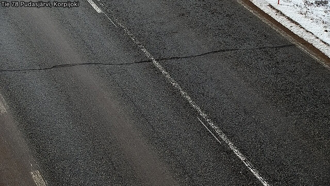 Kelikamerat Kuva Tie 78 Pudasjärvi, Korpijo, Pudasjärvi, Pohjois-Pohjanmaa