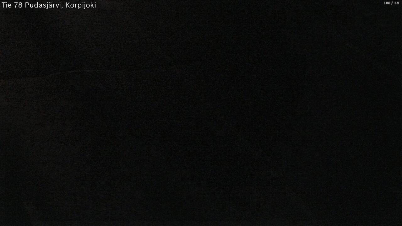 Kelikamerat Kuva Tie 78 Pudasjärvi, Korpijo, Pudasjärvi, Pohjois-Pohjanmaa