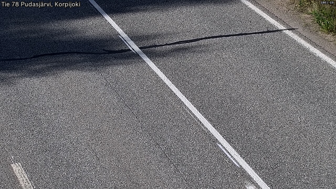 Kelikamerat Kuva Tie 78 Pudasjärvi, Korpijo, Pudasjärvi, Pohjois-Pohjanmaa