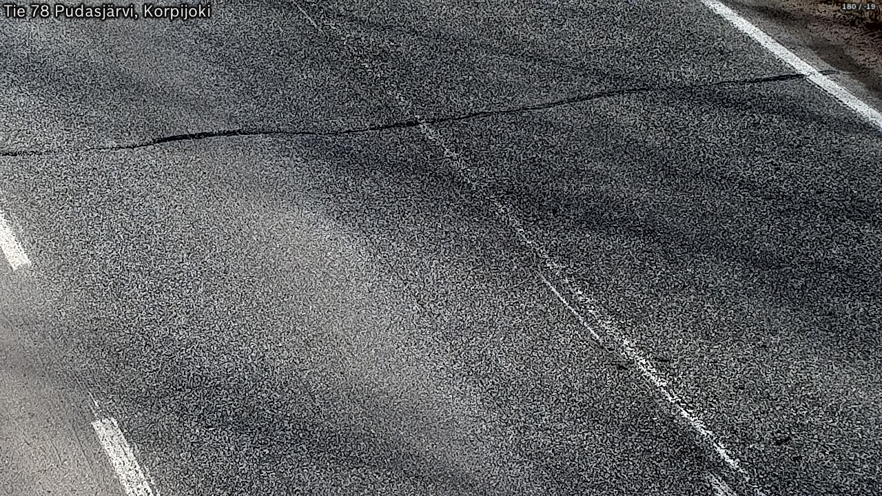 Kelikamerat Kuva Tie 78 Pudasjärvi, Korpijo, Pudasjärvi, Pohjois-Pohjanmaa