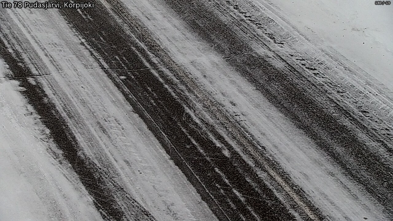 Kelikamerat Kuva Tie 78 Pudasjärvi, Korpijo, Pudasjärvi, Pohjois-Pohjanmaa