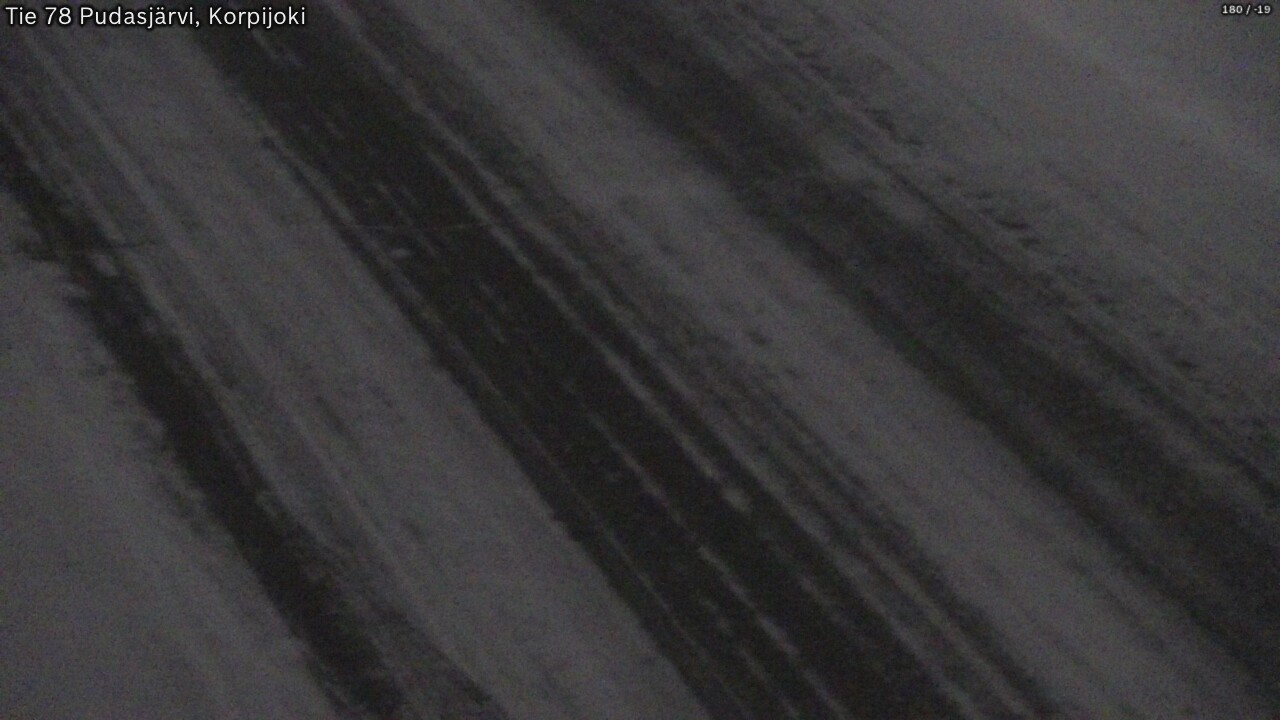 Kelikamerat Kuva Tie 78 Pudasjärvi, Korpijo, Pudasjärvi, Pohjois-Pohjanmaa