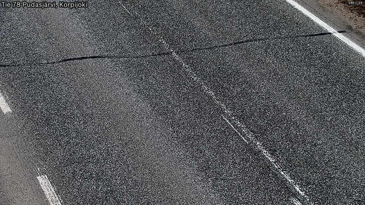 Kelikamerat Kuva Tie 78 Pudasjärvi, Korpijo, Pudasjärvi, Pohjois-Pohjanmaa