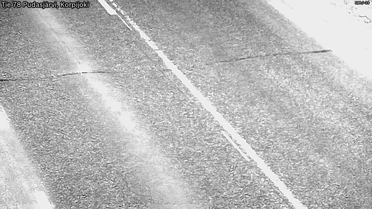 Kelikamerat Kuva Tie 78 Pudasjärvi, Korpijo, Pudasjärvi, Pohjois-Pohjanmaa