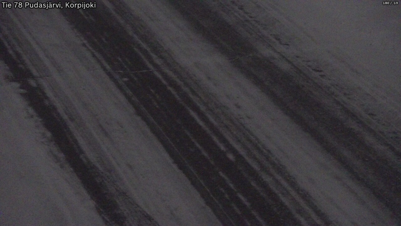 Kelikamerat Kuva Tie 78 Pudasjärvi, Korpijo, Pudasjärvi, Pohjois-Pohjanmaa