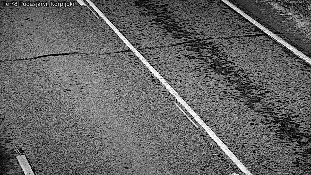 Kelikamerat Kuva Tie 78 Pudasjärvi, Korpijo, Pudasjärvi, Pohjois-Pohjanmaa