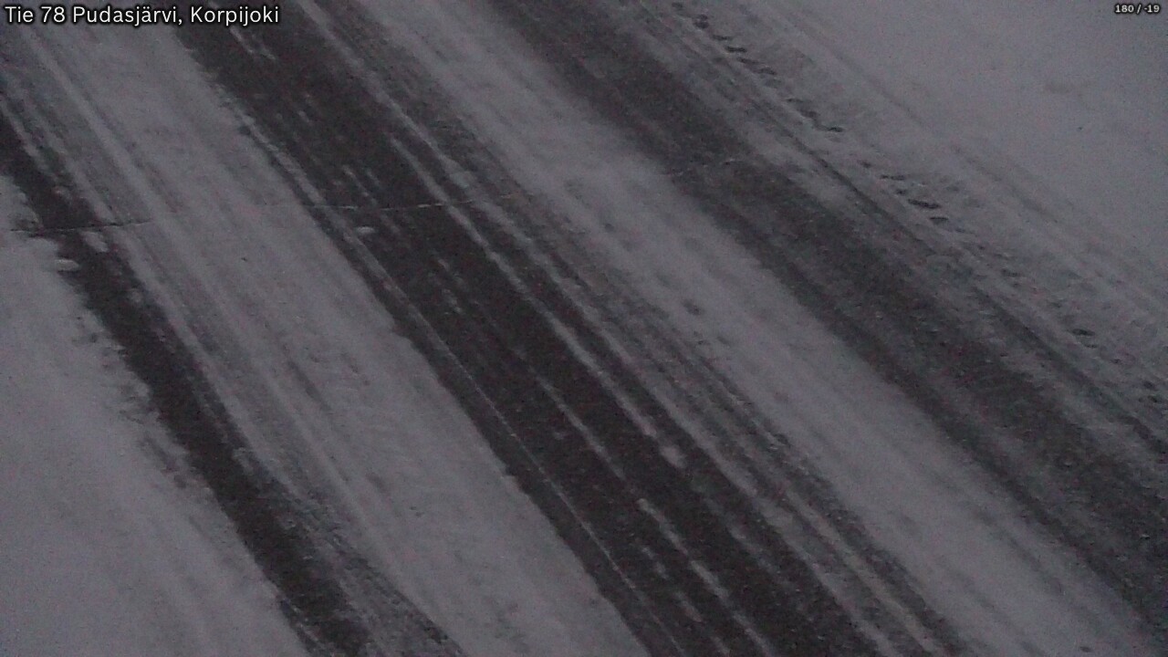 Kelikamerat Kuva Tie 78 Pudasjärvi, Korpijo, Pudasjärvi, Pohjois-Pohjanmaa