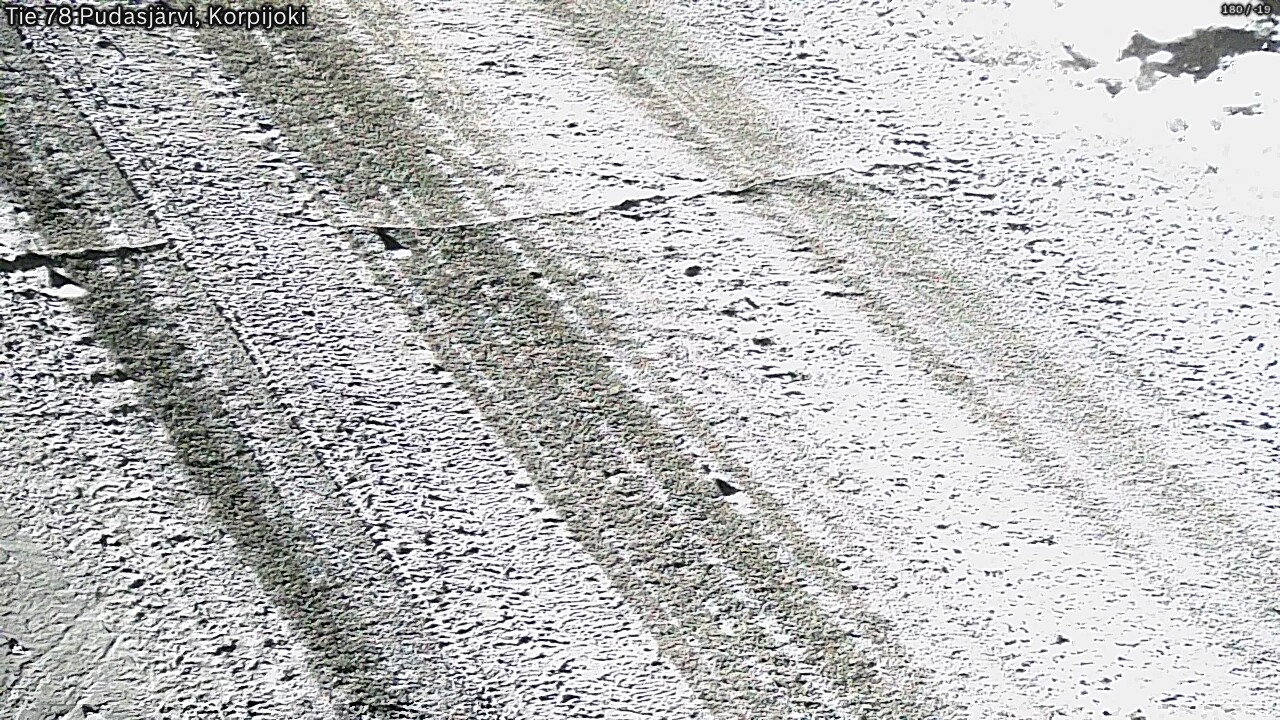 Kelikamerat Kuva Tie 78 Pudasjärvi, Korpijo, Pudasjärvi, Pohjois-Pohjanmaa