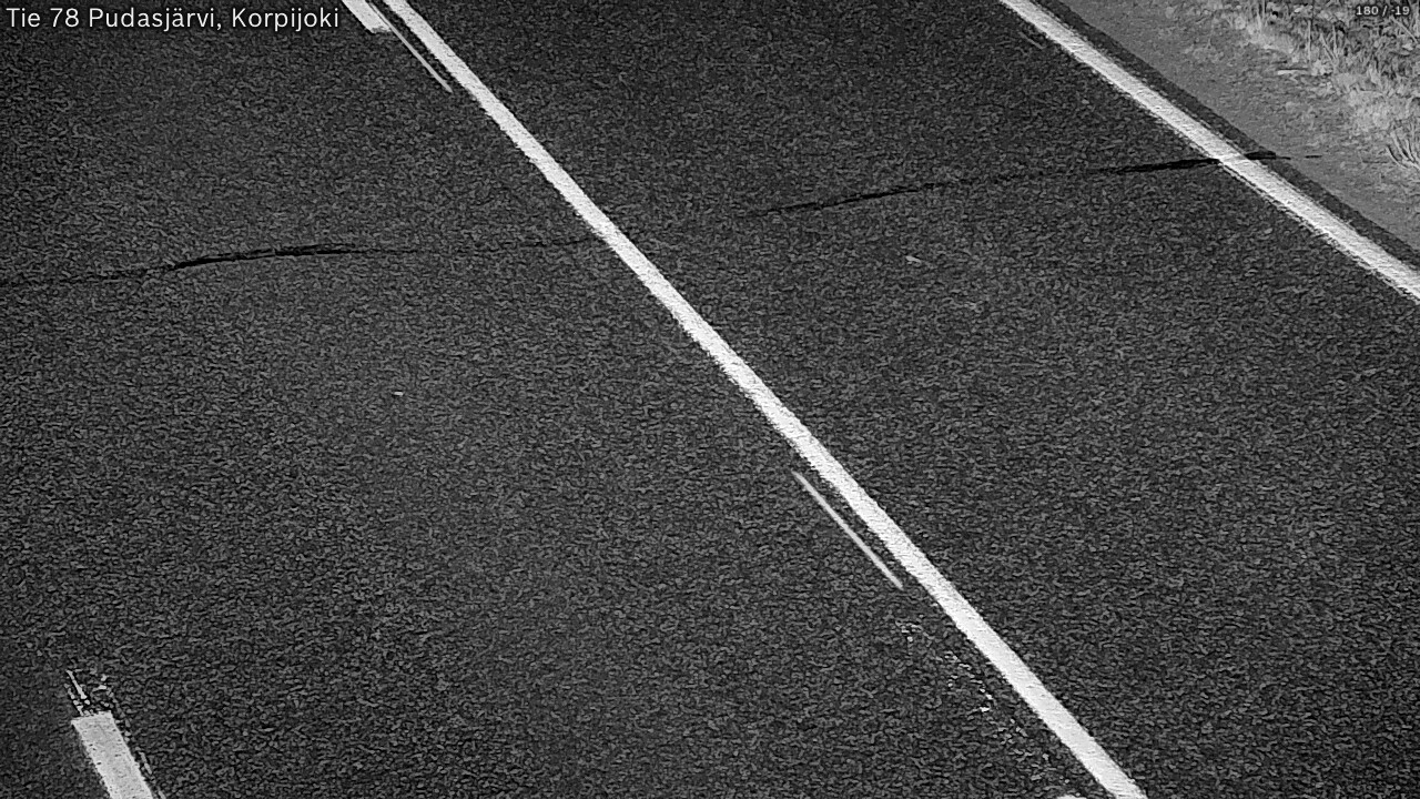 Kelikamerat Kuva Tie 78 Pudasjärvi, Korpijo, Pudasjärvi, Pohjois-Pohjanmaa