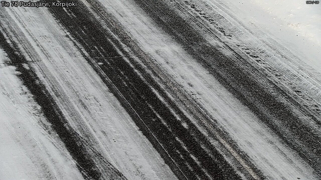 Kelikamerat Kuva Tie 78 Pudasjärvi, Korpijo, Pudasjärvi, Pohjois-Pohjanmaa