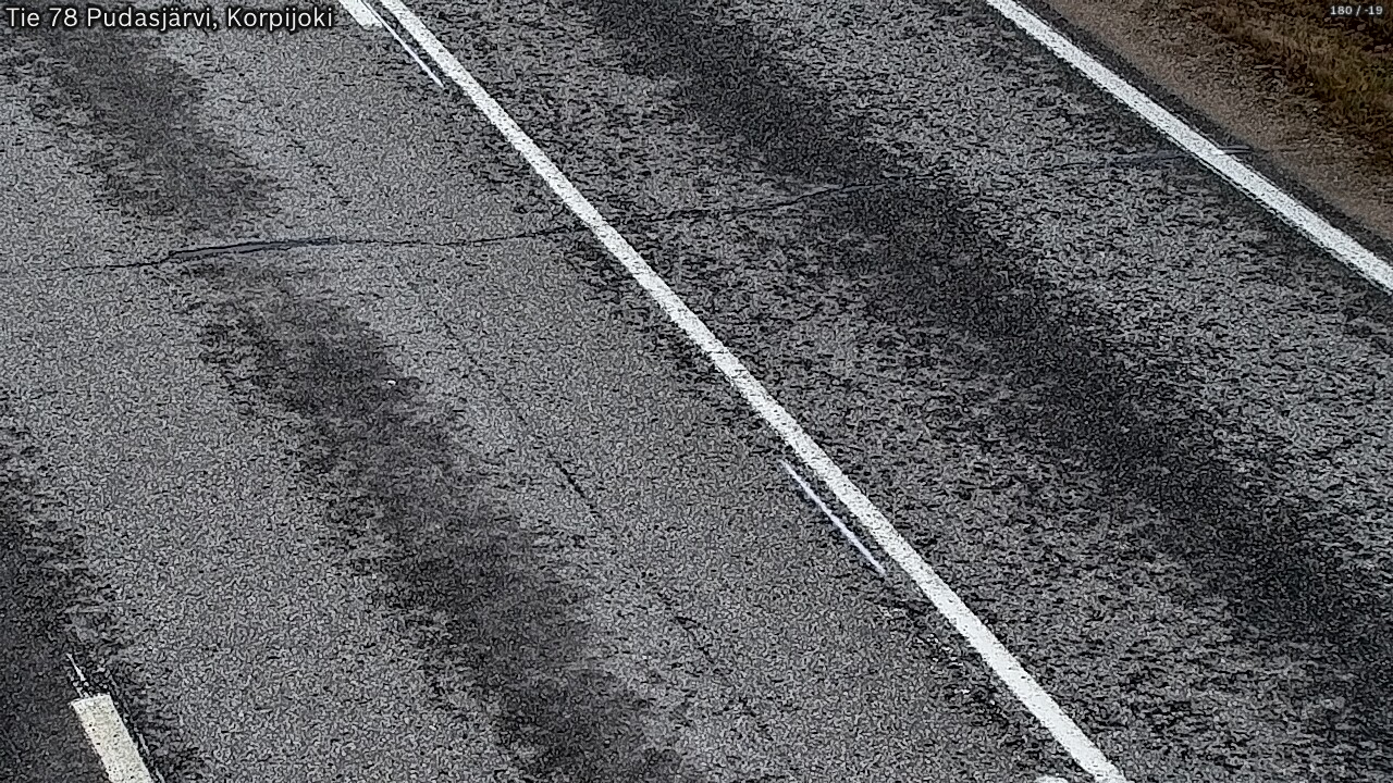 Kelikamerat Kuva Tie 78 Pudasjärvi, Korpijo, Pudasjärvi, Pohjois-Pohjanmaa