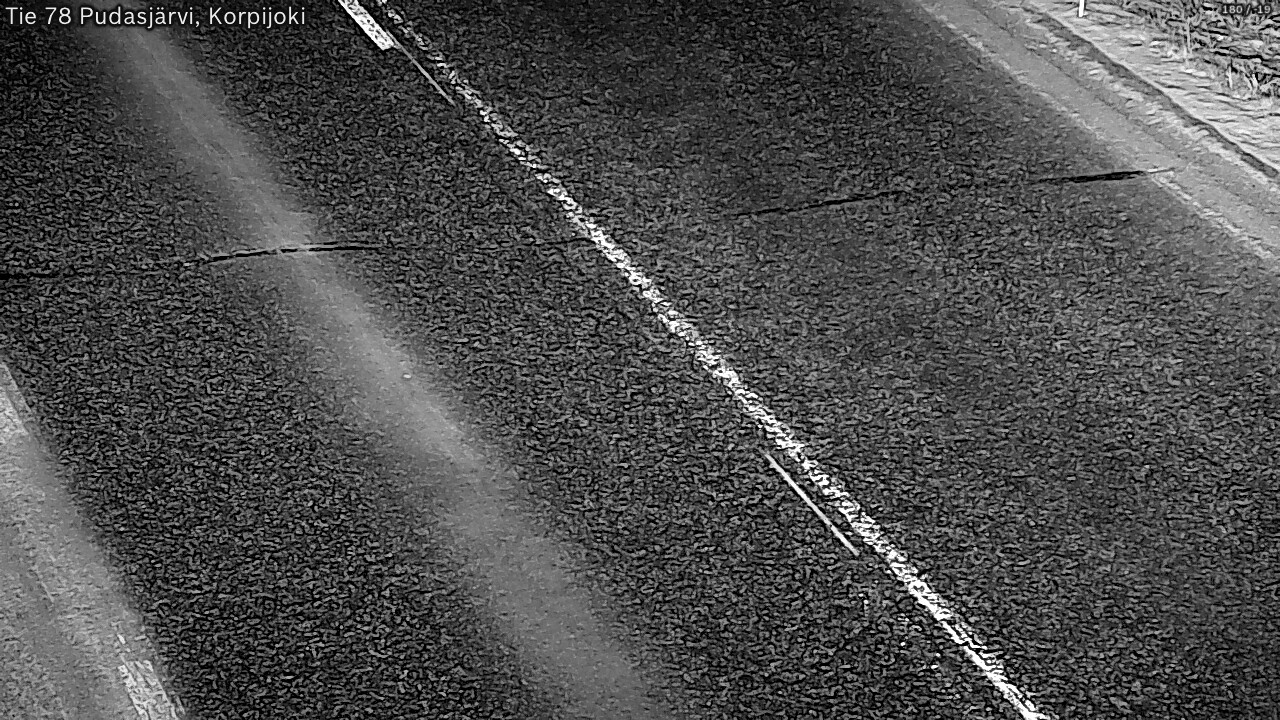 Kelikamerat Kuva Tie 78 Pudasjärvi, Korpijo, Pudasjärvi, Pohjois-Pohjanmaa