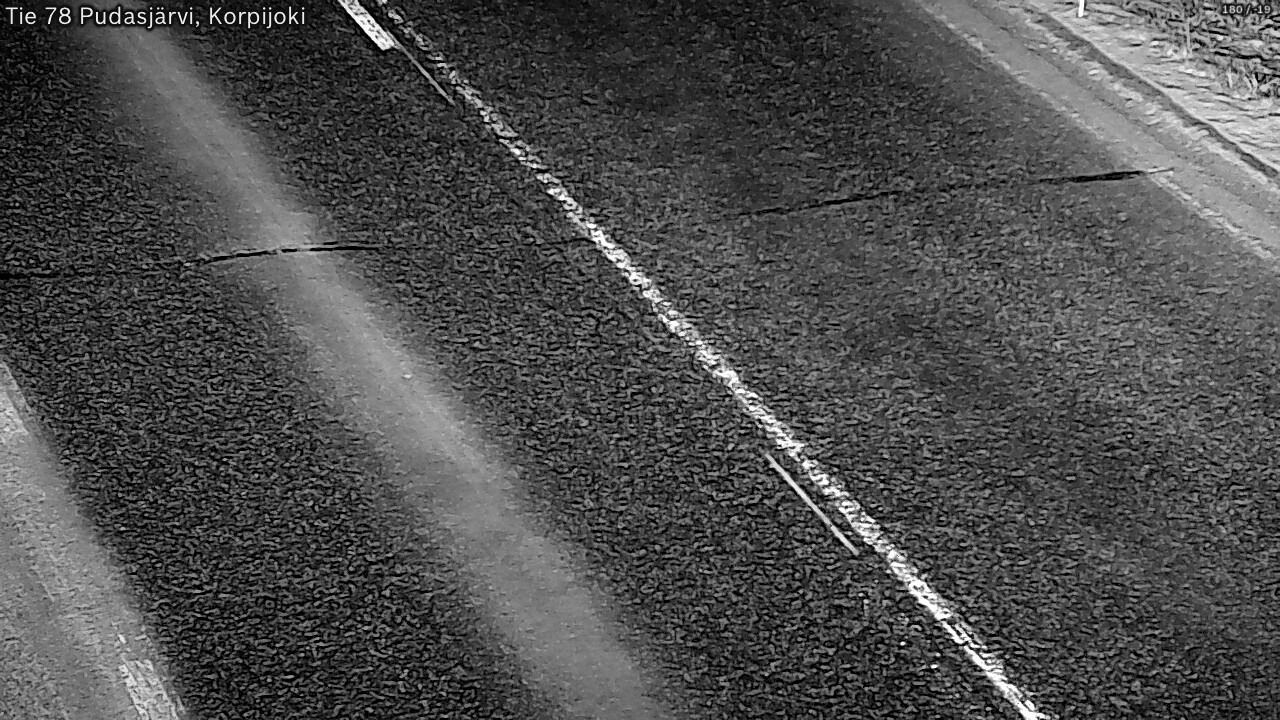 Kelikamerat Kuva Tie 78 Pudasjärvi, Korpijo, Pudasjärvi, Pohjois-Pohjanmaa